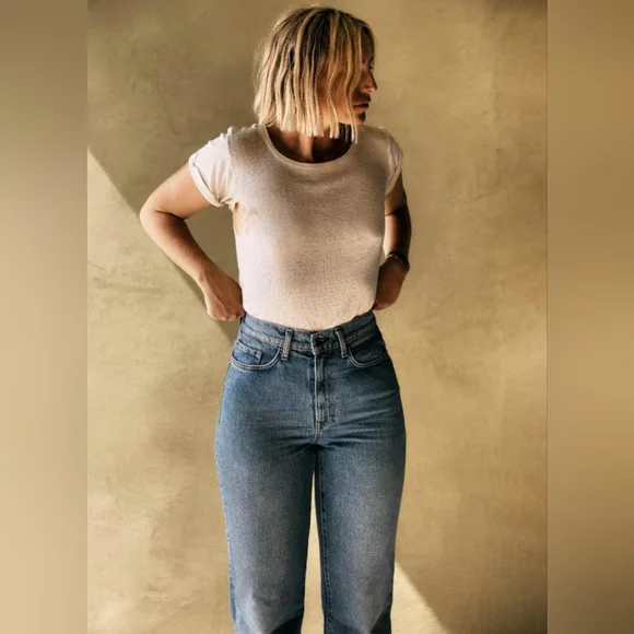 imogene + willie Blue High Rise Women Jeans - Picture 2 of 7